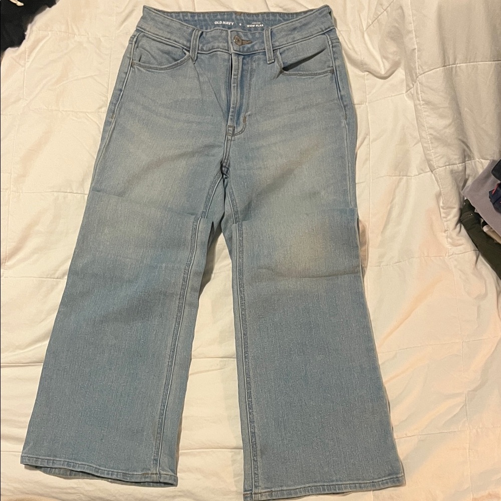 Old Navy Women's Light Blue Flare Jeans
